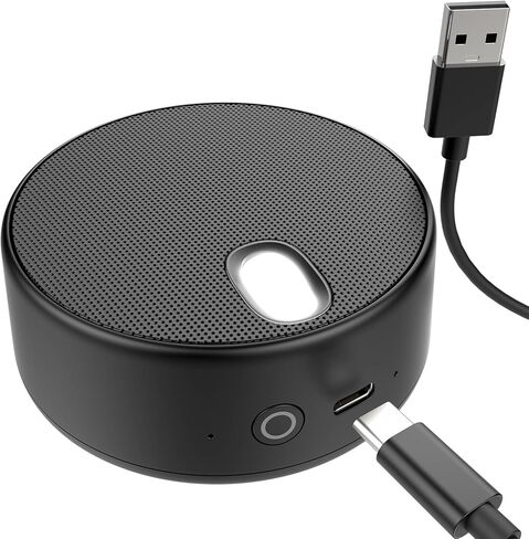USB Computer Speaker, PC Speakers for Desktop, 360° Omnidirectional Mic Pick Up Voice,2 Sound Modes, Noise Cancelling Speakers with Microphone for Video Meeting, Skype, Zoom, Gaming, Plug & Play in Saudi Arabia