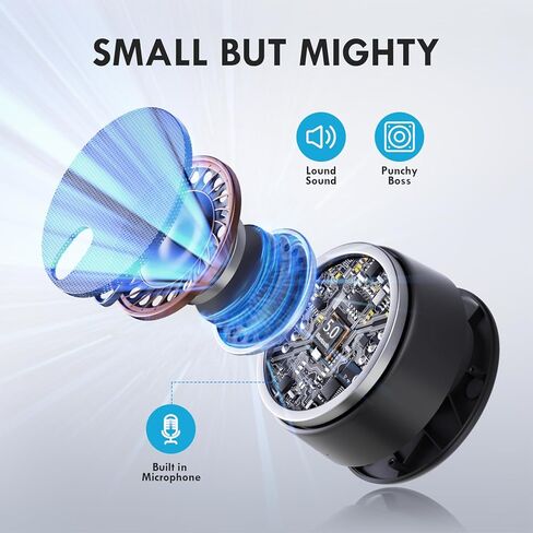 USB Computer Speaker, PC Speakers for Desktop, 360° Omnidirectional Mic Pick Up Voice,2 Sound Modes, Noise Cancelling Speakers with Microphone for Video Meeting, Skype, Zoom, Gaming, Plug & Play in Saudi Arabia