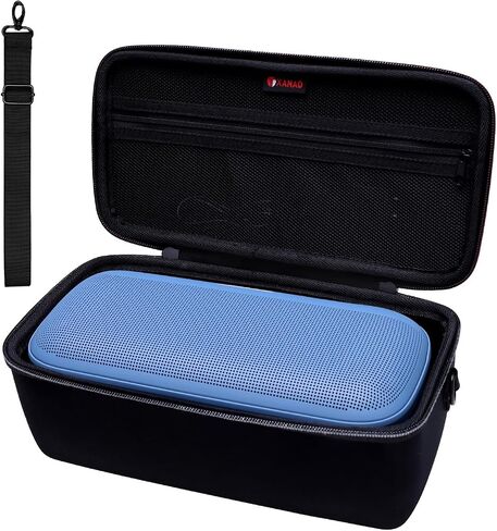 XANAD Hard Case for Bose SoundLink Max Portable Waterproof Bluetooth Speaker - with Shoulder Strap(Black) in Saudi Arabia