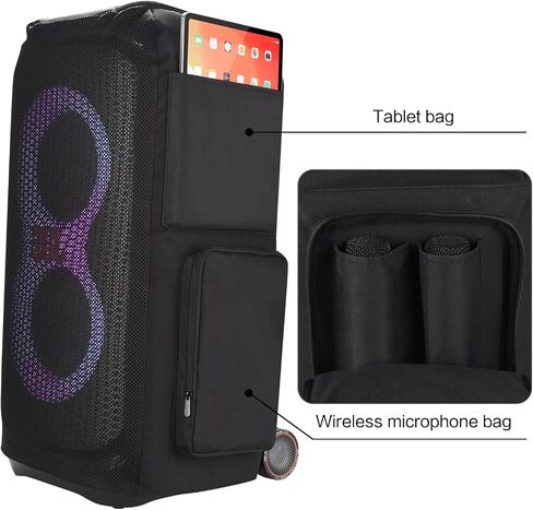 Speaker Dust Cover Case Scratch Resistant Protective Mesh Slip Sleeve Compatible with JBL Partybox Stage 320 Portable Party Speaker in Saudi Arabia