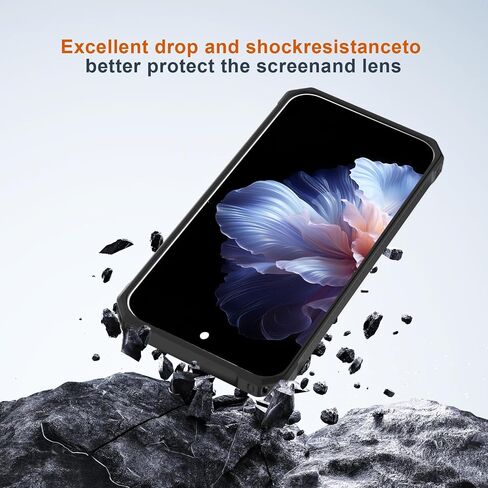 حافظات Miimall متوافقة مع الجراب المغناطيسي Pixel 9 Pro XL، [بنية TPU+PC مدمجة] [حماية من الدرجة العسكرية] حافظة متينة مقاومة للصدمات لجسم Pixel 9 Pro XL، أسود in Saudi Arabia