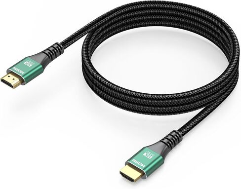 10K 8K HDMI Cable 20-Pack 6.6FT, HDMI 2.1 Cable Bulk Ultra High Speed 48Gbps 8K@60Hz, 4K@120Hz Braided HDMI Cord with Ethernet, eARC, HDR10, HDCP 2.3 for PS5/PS4, Roku TV, Monitor, Laptop in Saudi Arabia