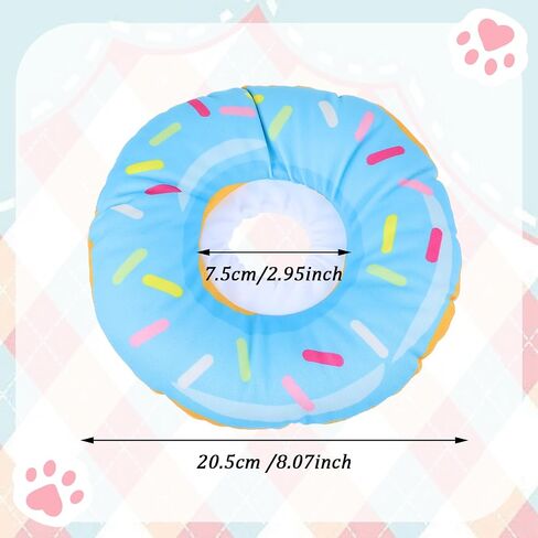 Soft Cat Cone Collar, Adjustable Cat Cones to Stop Licking Cute Cat Recovery Collar, Lightweight Elizabethan Collar for Cats, Comfortable Kitten Donut Collar Neck Pillow After Surgery Wound Protector in Saudi Arabia