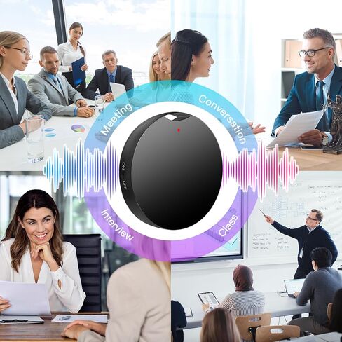 128GB Digital Voice Recorder - Portable Mini Voice Activated Recorder with AI-Triple Noise Reduction, Recording Device MP3 Records for Lectures, Meetings, Interviews in Kuwait