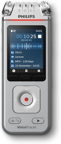 جهاز تسجيل الصوت VoiceTracer DVT4115 من Philips مع تجربة برنامج Sembly AI لتحويل الكلام إلى نص in Saudi Arabia