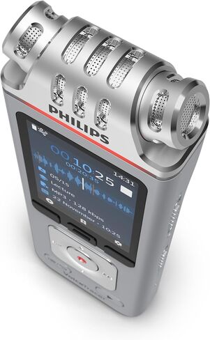 جهاز تسجيل الصوت VoiceTracer DVT4115 من Philips مع تجربة برنامج Sembly AI لتحويل الكلام إلى نص in Saudi Arabia