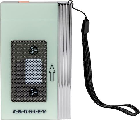 كروسلي CR3047A-TL مكبر صوت بلوتوث محمول مع ميكروفون، مشغل كاسيت صغير، أزرق مخضر in Kuwait