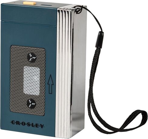كروسلي CR3047A-TL مكبر صوت بلوتوث محمول مع ميكروفون، مشغل كاسيت صغير، أزرق مخضر in Kuwait