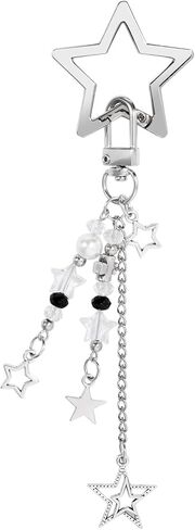 لطيف سلسلة المفاتيح الجمالية سحر سلسلة المفاتيح نجمة القلب الفراولة الوردي لحقيبة المفاتيح in Kuwait