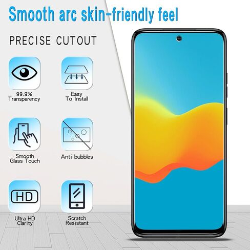 Slanku (3 Pack Tempered Glass for Motorola Moto G Power 5G 2024 Screen Protector, Touch Sensitivity, Scratch Resistant, Bubble Free, Case Friendly in Saudi Arabia
