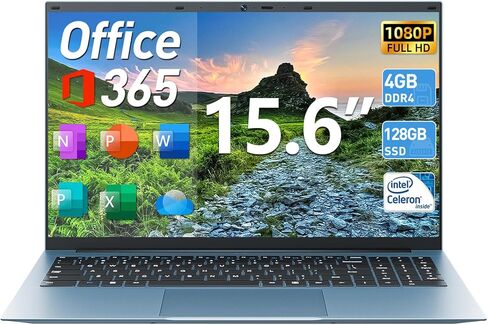 أجهزة كمبيوتر محمولة مقاس 15.6 بوصة، كمبيوتر محمول يعمل بنظام Windows 11 مع ذاكرة وصول عشوائي سعتها 4 جيجابايت وذاكرة وصول عشوائي سعتها 128 جيجابايت SSD، وسعة 4 تيرابايت قابلة للتوسيع، ومعالج Celeron N5095 رباعي النواة (يصل إلى 2.9 جيجاهرتز)، لمدة عام واح in Kuwait