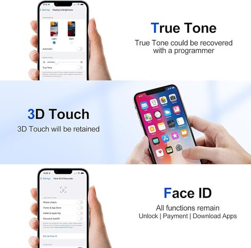 YUSE for iPhone 13 Mini (Model A2481,A2626,A2629,A2630) Screen Replacement 5.4-inch LCD 3D Touch Screen Display Digitizer Repair Tools Kit with Screen Protector in Saudi Arabia