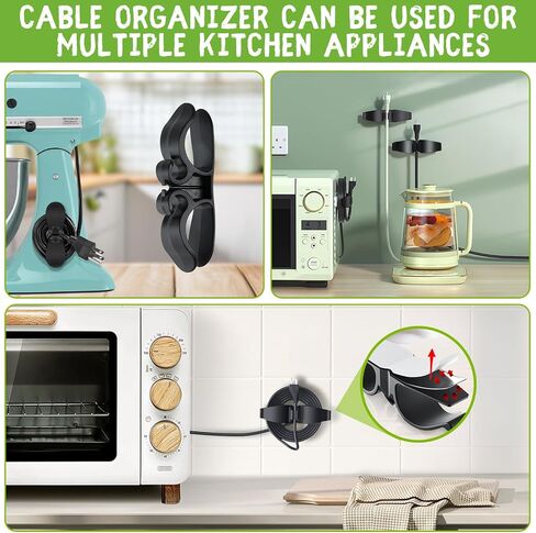 Upgraded Sliding Mat for Kitchen Stand Mixer with Straps and Carrot Pattern, Compatible with 5-8Qt Tilt-Head Mixers, Includes 2 Cable Organizers for Effortless Kitchen Use in Saudi Arabia