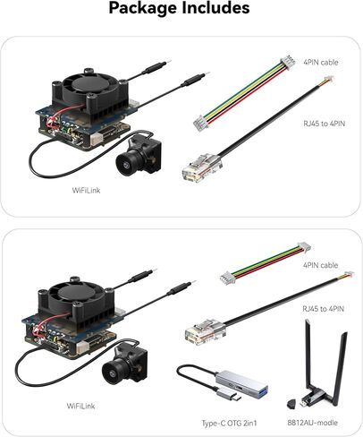مجموعة نظام RunCam WiFiLink Digital HD FPV مع كاميرا Micro FPV ووحدة إرسال VTX لشاشة FPV على الأجهزة المحمولة وهوايات RC Car RC (على أساس OpenIPC) (مجموعة كاملة) in Kuwait