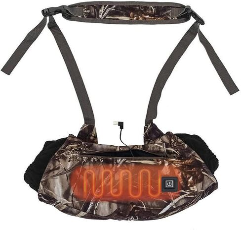 Electric Heated Hand Warmer Pouch,Portable USB Heated Hand Muff with Double Sided Heating Areas,Soft Warm Windproof Sports Hand Warming Pouch for Football Hiking Camping Cycling Outdoor Recreation in Saudi Arabia