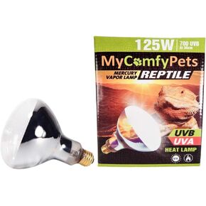 UVB and UVA 2-in-1 Reptile Bulb 125W for Bearded Dragons and All Reptiles (700 UVB) in Saudi Arabia