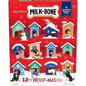Milk-Bone Limited Edition Holiday Dog Treats 12 Day Advent Calendar, 2.85 Ounce