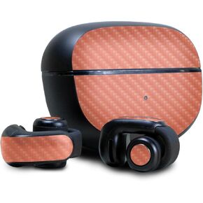 Carbon Fiber Skin Compatible with Bose Ultra Open Earbuds - Brown Cow - Premium 3M Vinyl Protective Wrap Decal Cover - Easy to Apply | Crafted in The USA by MightySkins