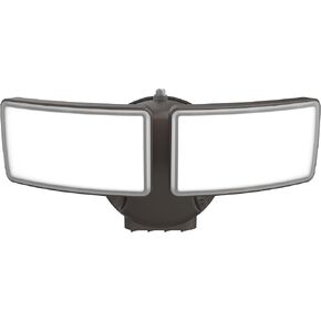 Feit Electric LED Dual Head Motion Sensor Security Outdoor Light, Dusk-to-Dawn, 48 Watts, 5CCT Color Selectable, 5000 Lumen, 50,000-Hour Lifetime, Weather Resistant Flood Lights, S10.5DFL/5CCT/MM/BZ