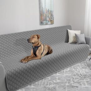 Single-Sided Waterproof Dog Bed Cover, Antislip Pet Blanket Sofa Couch Furniture Protector Washable for Puppy Large Dog Cat (54"*82")