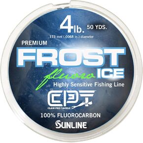 CLAM Pro Tackle 10970 CPT Frost Line Fluorocarbon - 2lb - Clear - 50 Yard