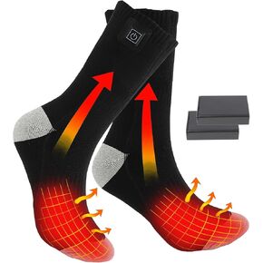Heated Socks for Men Women, Battery Heated Socks, Electric Heated Socks Washable Winter Warm Socks for Outdoors Work Fishing Hunting Skiing Cycling Hiking Camping in Saudi Arabia