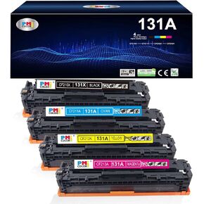 202A Toner Cartridges - 4 Pack Replacement for HP Color Laser Pro M254dw MFP M281cdw, M281fdw M281fdn M281 M254 Series (Black,Cyan,Magenta,Yellow)