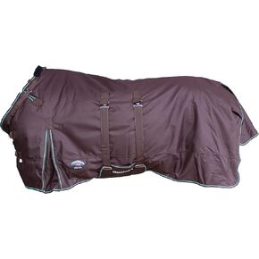CHALLENGER 1200D Turnout Waterproof Horse Winter Blanket Heavy Coat Brown 572B