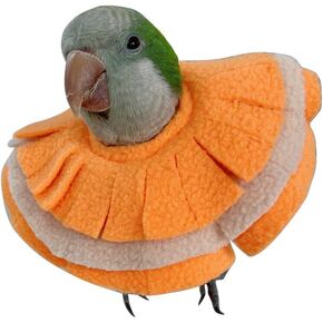 Adjustable Parrot Cone Collar, Safe and Practical Cotton Collar to Prevent Bites and Licking Wounds, to Help heal (XS)