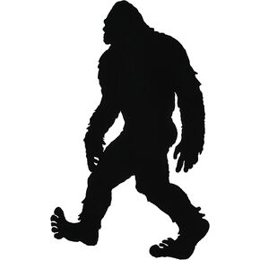 Zeckos 24.75-Inch High Black Metal Cutout Rude Bigfoot Flipping The Bird Wall Sculpture - Easy to Hang - Unique Indoor or Outdoor Home Decor with a Cheeky Twist