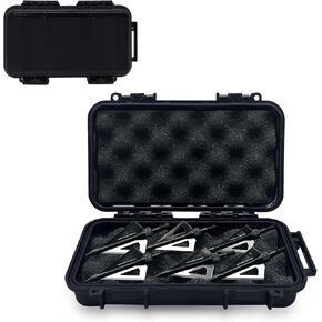 Broadhead Storage Case Water-Resistant Broadhead Storage Box for Outdoor Hunting