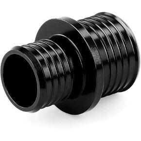 HPS AHUR-138-150-BLUE 1-3/8" - 1-1/2" Billet 6061 Aluminum Joiner Hose Union Connector Reducer, 35mm - 38mm OD, 2" Length, Blue