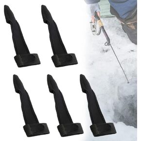 Single Finger Fishing Cover, Non-Slip Index Finger Protect Hand Mitt Elastic Band for Trolling, Winter Ice Fishing, 5 pcs