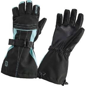 Striker Women's Stella Waterproof Breathable Insulated Outdoor Ice Fishing Gloves with Adjustable Wrist and Gauntlet Closures