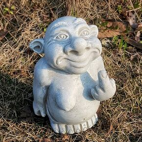 Gargoyle Statues Outdoor Garden Trolls Figurines, Funny Gothic Garden Decor, Gargoyle Sculpture Resin Art Decorations, Garden Gargoyles Outdoor Decor Ornament for Flowerpot Yard Patio,Height 5'' (C)