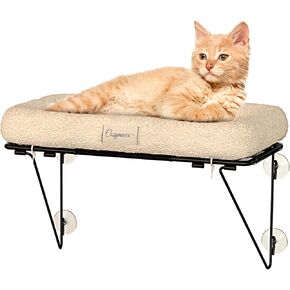 Cozymaxx Cat Windows Perch Hammock-Extra Hinges Adjustable Size for Small and Large Windows