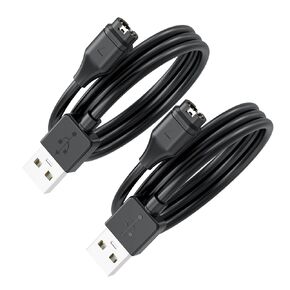 كابل شحن USB C مكون من قطعتين لـ garmin Fenix ​​5/5s/5x/Pro، 6/6s/6x/Pro، 7/7s/7x؛ فيفو أكتيف 3/3s/4/4s؛ نهج s10 / s12 / s40 / s42 / s60 / s70؛ Forerunner 45 45s 245 745 935 945. كابل شحن جارمين