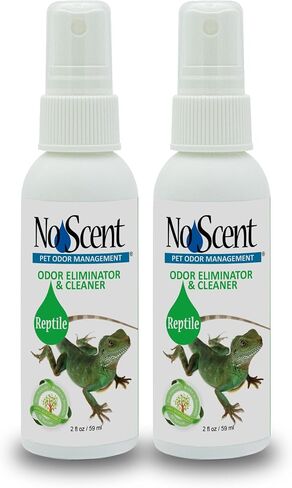 No Scent Reptile Tank Cleaner Spray & Pet Odor Management for Bearded Dragon, Turtle, Lizard Terrarium Freshener (128 Fl Oz/Gallon) in Saudi Arabia