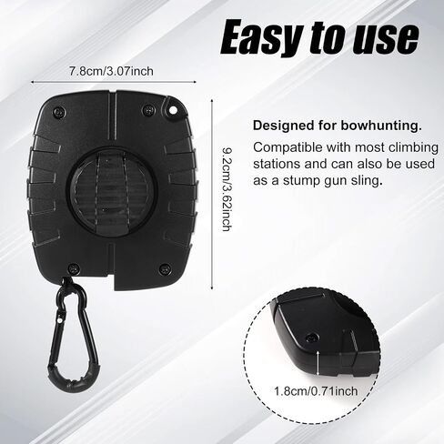 Treestand Gear Hoist، 32.8ft قابل للسحب القوس رافعة للصيد والعتاد رافعة شجرة حامل حبل رافعة الملحقات للصيادين الغابات Treestand أدوات الصيد القوس in Saudi Arabia