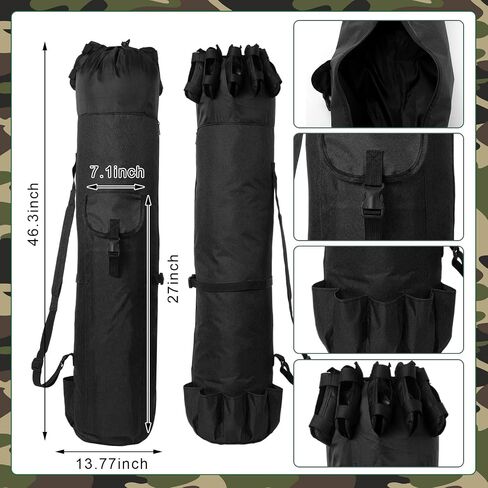 Geetery 2 Pcs Fishing Rod Reel Organizer Backpack Cooler Chair Best Fishing Lover Gift Fishing Pole Backpack Folding Fishing Cooler Stool for Fisher Men Boys Husband Father Gift(Army Green) in Saudi Arabia
