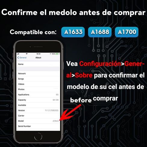 بطارية LL TRADER لهاتف iPhone 6s، بطارية بديلة عالية السعة 5000 مللي أمبير في الساعة لهاتف iPhone 6s (A1633、A1688、A1700) مع مجموعة أدوات إصلاح كاملة ولاصق موديل جديد 2024 in Saudi Arabia