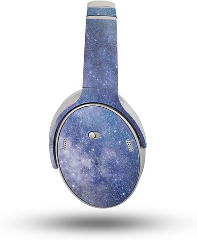 Carbon Fiber Headphone Skin Compatible with Bose QuietComfort Headphones (2023) - Green Stars - Premium 3M Vinyl Protective Wrap Decal Cover - Easy to Apply | Crafted in The USA by MightySkins in Saudi Arabia