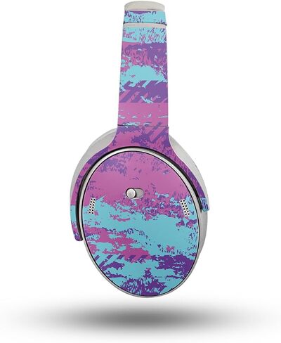 Carbon Fiber Headphone Skin Compatible with Bose QuietComfort Headphones (2023) - Green Stars - Premium 3M Vinyl Protective Wrap Decal Cover - Easy to Apply | Crafted in The USA by MightySkins in Saudi Arabia