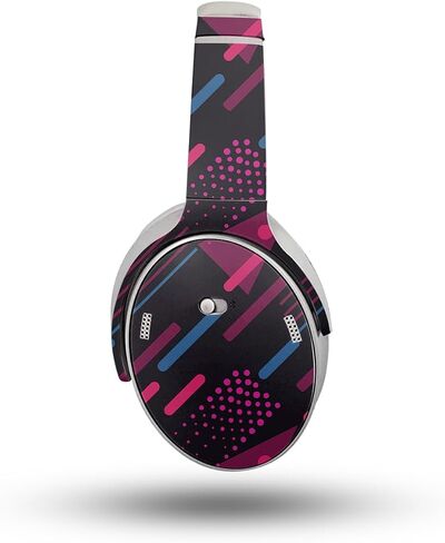 Carbon Fiber Headphone Skin Compatible with Bose QuietComfort Headphones (2023) - Green Stars - Premium 3M Vinyl Protective Wrap Decal Cover - Easy to Apply | Crafted in The USA by MightySkins in Saudi Arabia