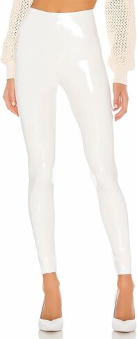 NewL Women Mirror Faux Patent Leather Leggings Wet Look Reflective Shiny Stretch Tighten Pants High Waist Slim in Saudi Arabia
