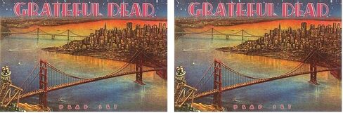 اشترِ الفن بسعر أقل، ملصق Grateful Dead Dead Set مقاس 24 × 36 بوصة - طباعة زخرفية - ورق ملصق - جاهز للتأطير in Saudi Arabia