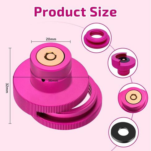 محول سريع ثاني أكسيد الكربون مطور لفقاعات مياه الصودا المتوافقة مع DUO/Terra/Art، ملحقات إعادة تعبئة صمام صانع الصودا للتوصيل السريع لأسطوانة ثاني أكسيد الكربون العالمية مع خيط ذكر TR21-4، أرجواني in Kuwait