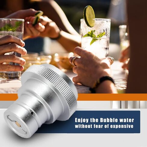 محول ثاني أكسيد الكربون السريع لصانع مياه الصودا متوافق مع Soda DUO/Terra/Art، محول سريع لتوصيل أسطوانة ثاني أكسيد الكربون الزرقاء الأصلية مع خيط ذكر TR21-4، محول إعادة تعبئة ثاني أكسيد الكربون ترقية فضية in Kuwait