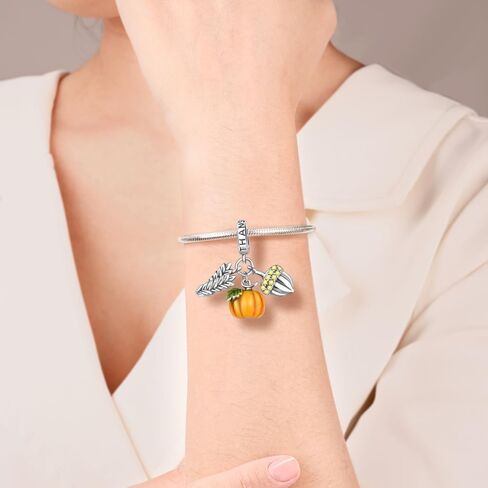 Hamburger Dangle Charm 925 Sterling Silver Fruits Charm Beads for Fashion Charms Bracelet & Necklace in Saudi Arabia
