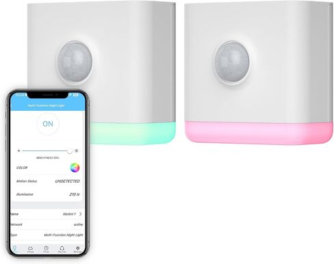 THIRDREALITY Multi-Function Night Light, Zigbee Repeater, 3-in-1 Combines a Motion Sensor, a Illumination Sensor and RGB Color Night Light, 1-100% Adjustable Brightness, Zigbee hub Required in Saudi Arabia